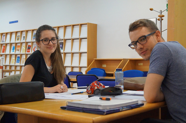 Estudiantes de la Facultad de Económicas, Empresariales y Turismo de la UAH